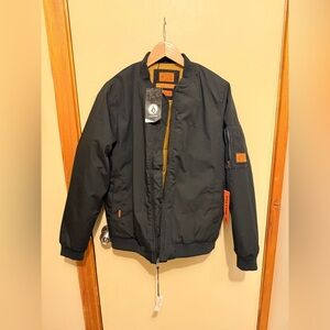 Volcom Workwear Bomber Jacket – Black (Size S) Brand New